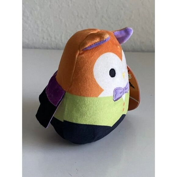 Squishmallow 5" Ellette Owl Vampire Costume Halloween Cracker Barrel Exclusive - Picture 5 of 7